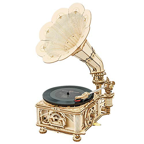 Retro Style Phonograph Model Vintage Record Player Antique Gramophone Home Decor